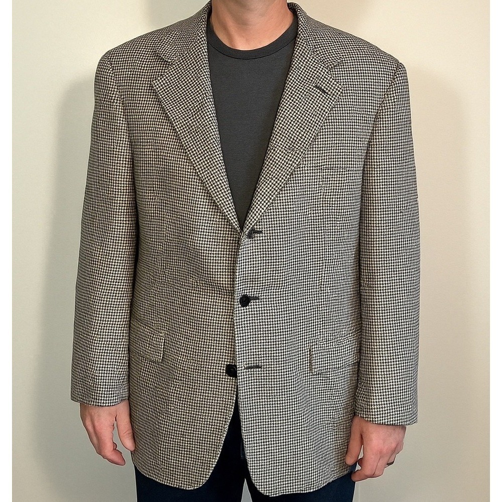 Polo by Ralph Lauren Black & White Houndstooth Sport Coat